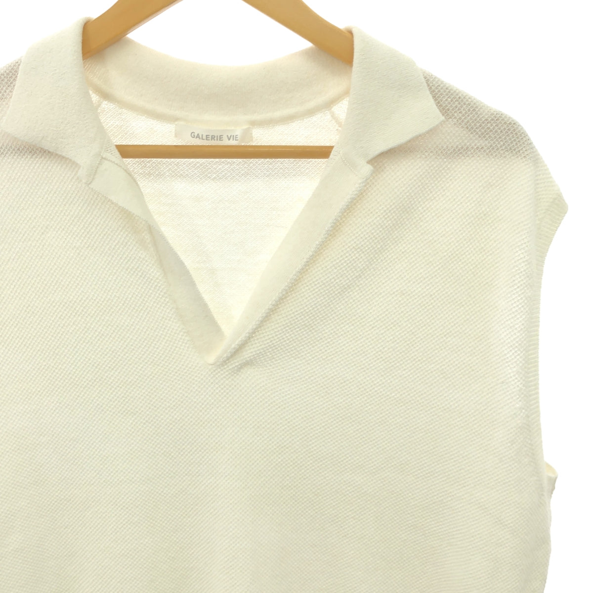 GALERIE VIE | 2024SS | Dry Kanoko Sleeveless Pullover | F | Women's