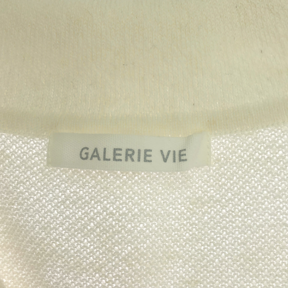 GALERIE VIE | 2024SS | Dry Kanoko Sleeveless Pullover | F | Women's