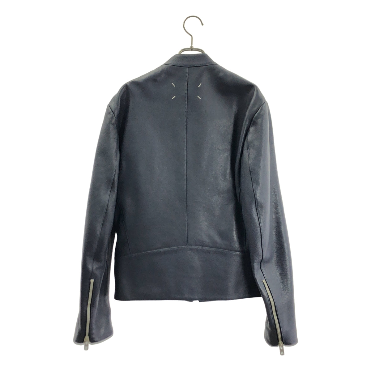 Maison Margiela / メゾンマルジェラ | 5ZIP LEATHER RIDERS JACKET 八の字 ゴートレザー ライダースジャケット | 44 | メンズ
