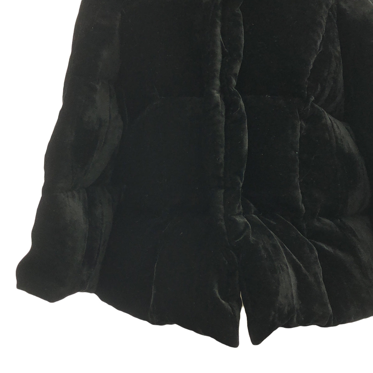 JUNYA WATANABE COMME des GARCONS / 渡邊淳彌 | 2005AW | 天鵝絨外搭披風羽絨外套 / 全襯裡 | S | 黑色 | 女款