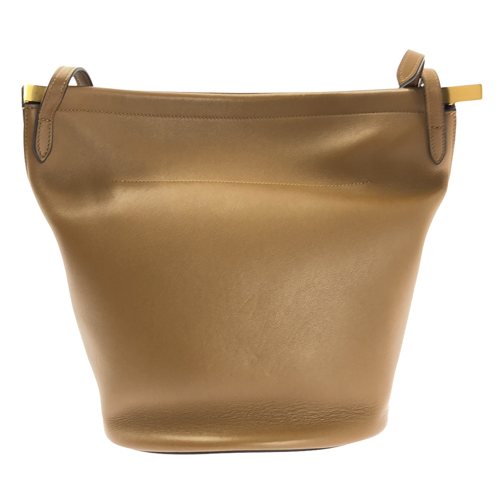 CELINE / セリーヌ | Clasp Bucket Bag クラスプ バケット ショルダーバッグ | ブラウン | レディース