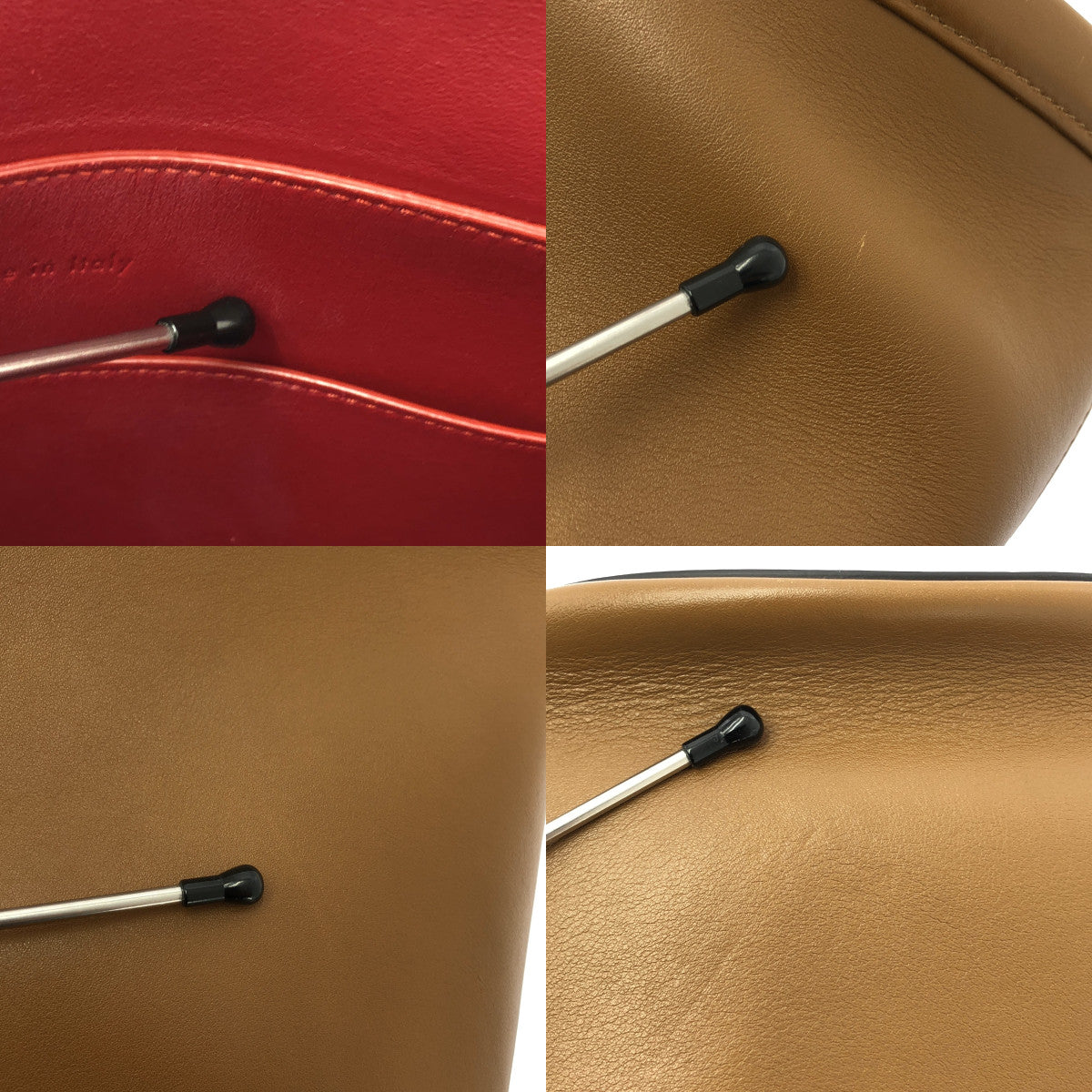 CELINE / セリーヌ | Clasp Bucket Bag クラスプ バケット ショルダーバッグ | ブラウン | レディース