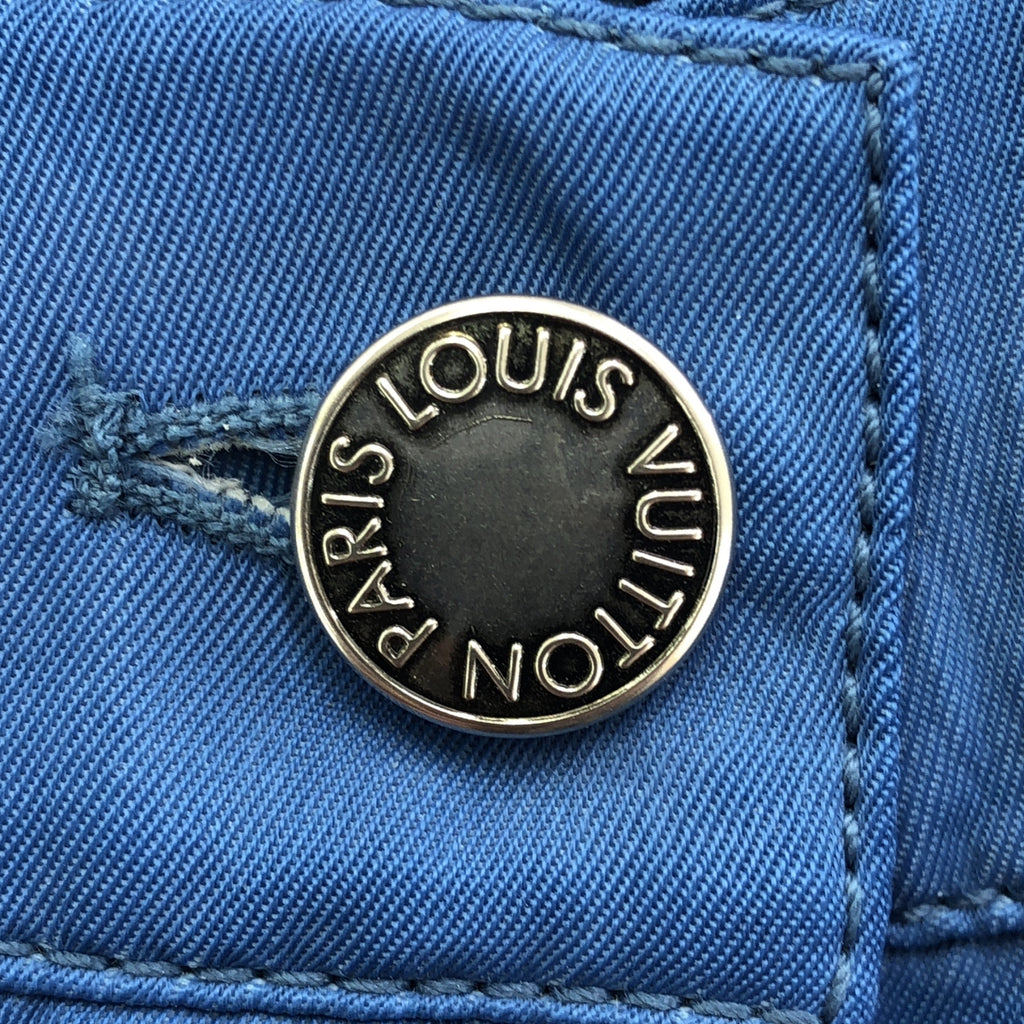 Louis Vuitton / 루이비통 | 나일론 포켓 지퍼 슬릿 카고 바지 | 34 | 블루 | 여성