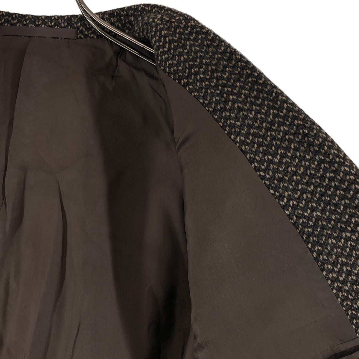 ARMANI COLLEZIONI / アルマーニコレツォーニ | ウール ツイード 2B テーラード ジャケット / 総裏地 | 46 | メンズ