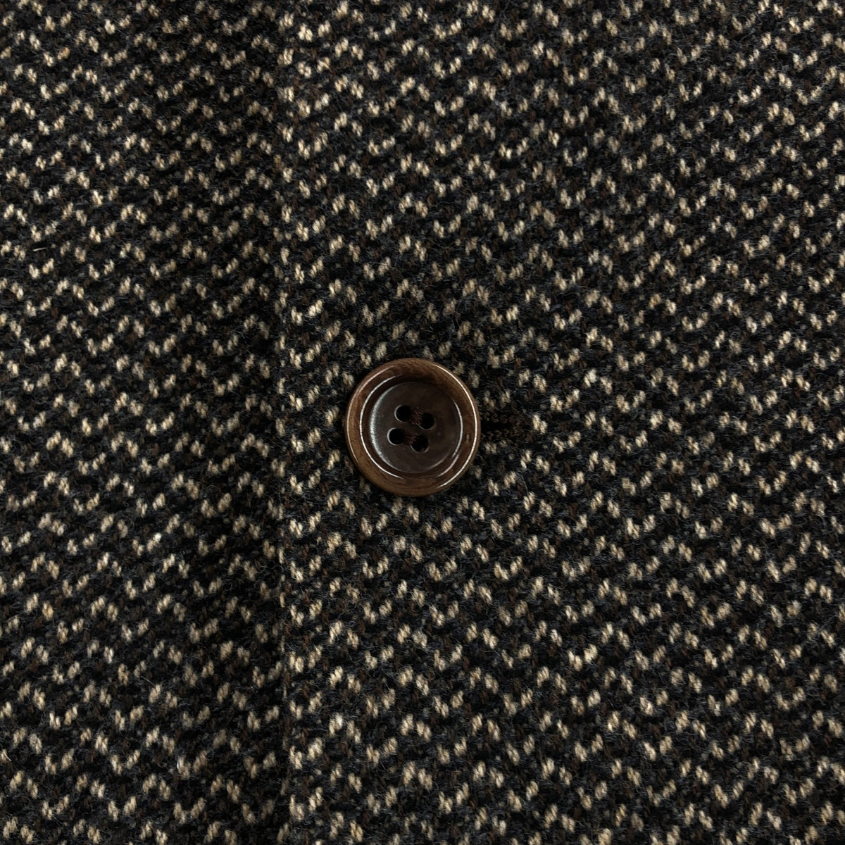 阿瑪尼典藏系列 | 羊毛粗花呢2B修身西裝外套 / 全襯裡 | 尺寸 46 | 男士