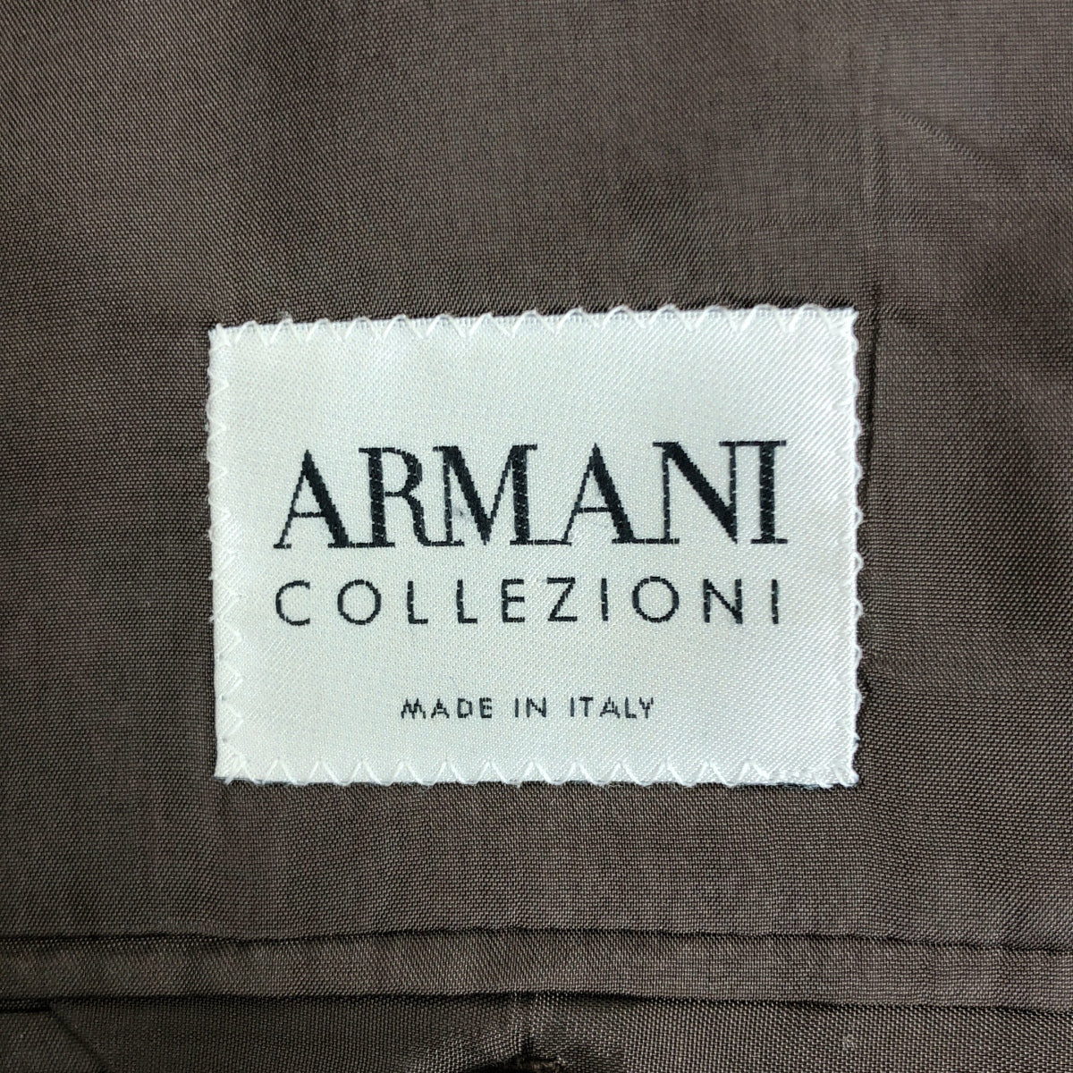 阿瑪尼典藏系列 | 羊毛粗花呢2B修身西裝外套 / 全襯裡 | 尺寸 46 | 男士