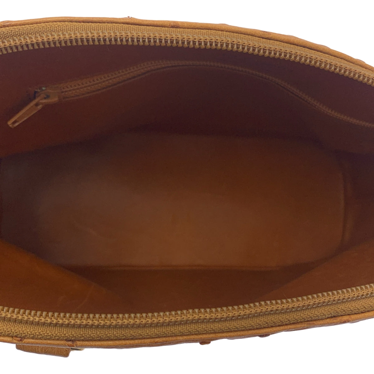 [狀況良好] MORABITO | 鴕鳥皮標誌牌手袋 | 棕色 | 女款