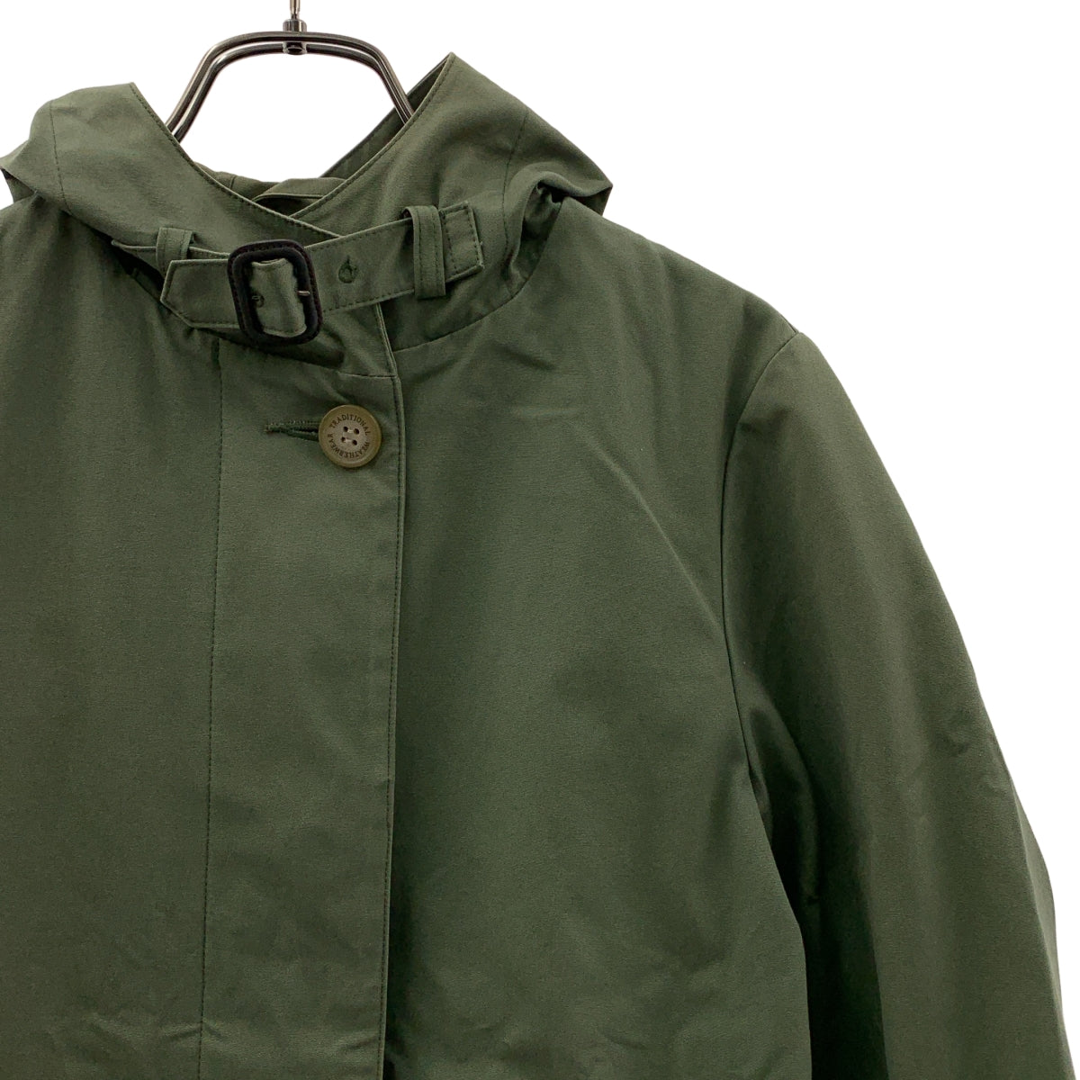 Traditional Weatherwear / トラディショナルウェザーウェア | DELVINE フーデッド コート | 34 | カーキ | レディース