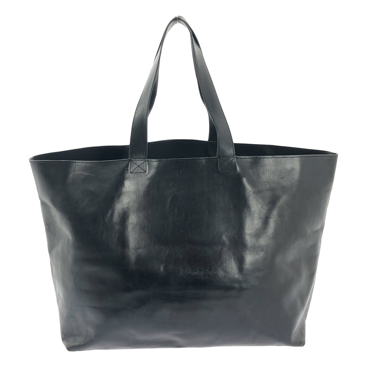 ARTS&amp;SCIENCE | 皮革寬版托特包 | 黑色 | 男款