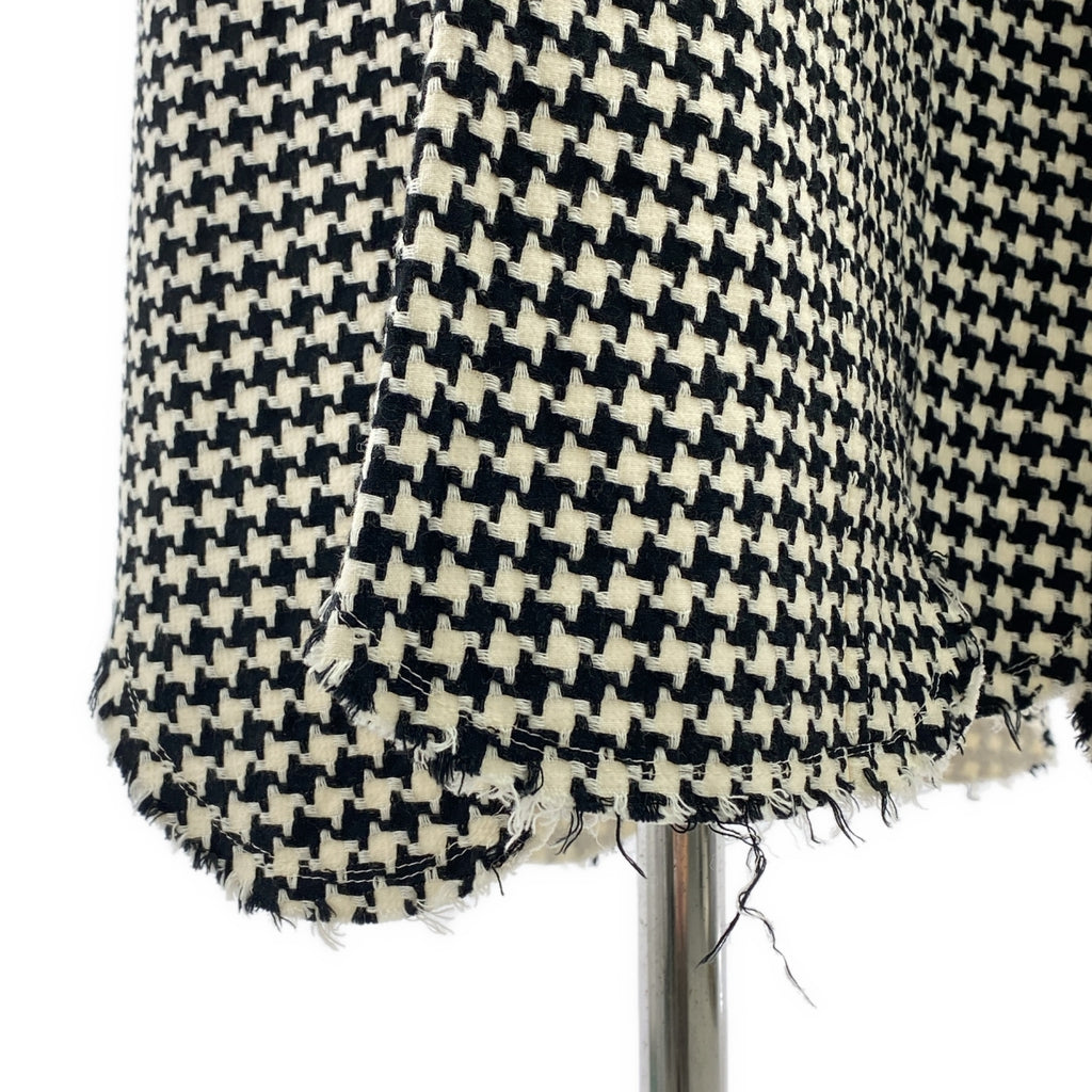 COMME des GARÇONS 睡袍 | 2004SS | 千鳥格剪裁褶飾扇貝裙 | M碼 | 女款