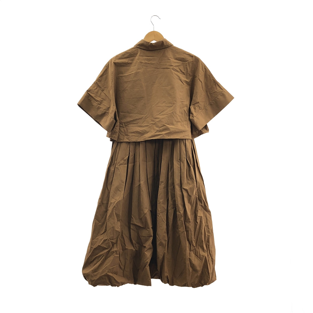 JIL SANDER / 질 썬더 | 코튼 탁 셔츠 원피스 | 34 | 여성