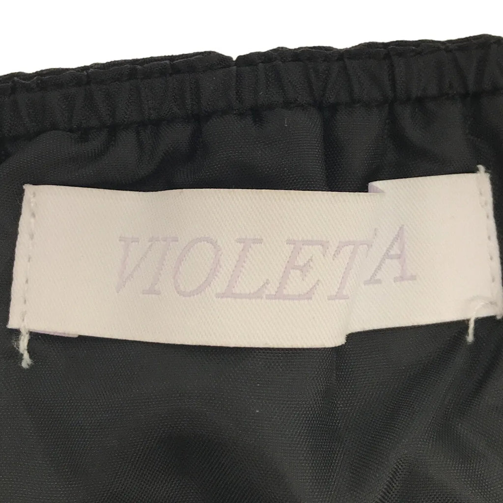 VIOLETTA / ヴィオレッタ | サイドジップ フレア ロングワンピース | M | レディース