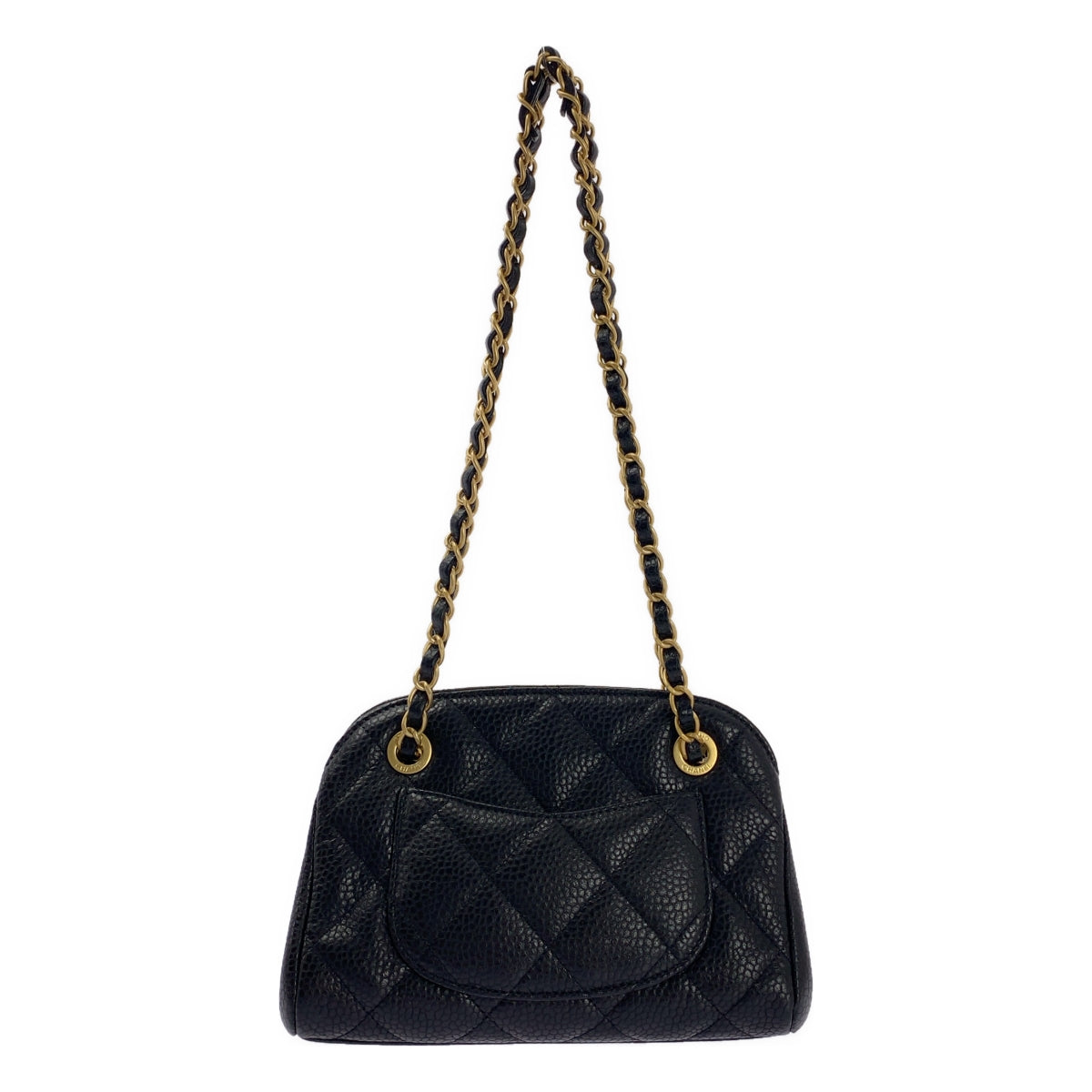 CHANEL / シャネル | Small Bowling Bag キャビアスキン グレインドカーフ スモール ボーリング バッグ |