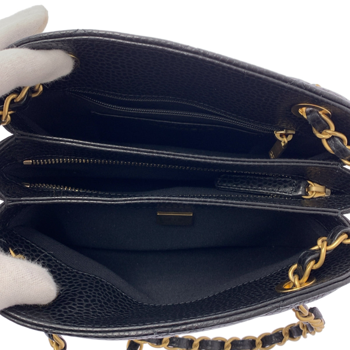 CHANEL / シャネル | Small Bowling Bag キャビアスキン グレインドカーフ スモール ボーリング バッグ |