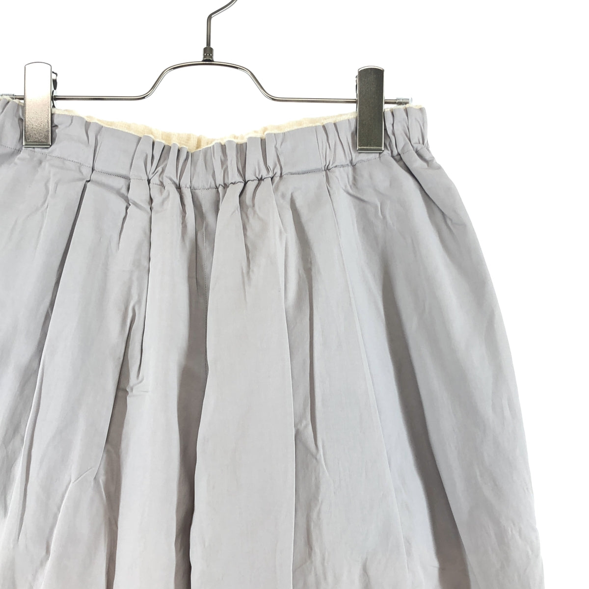 【美品】  mina perhonen / ミナペルホネン | papier リバーシブル イージーパンツ | 36 | グレー | レディース