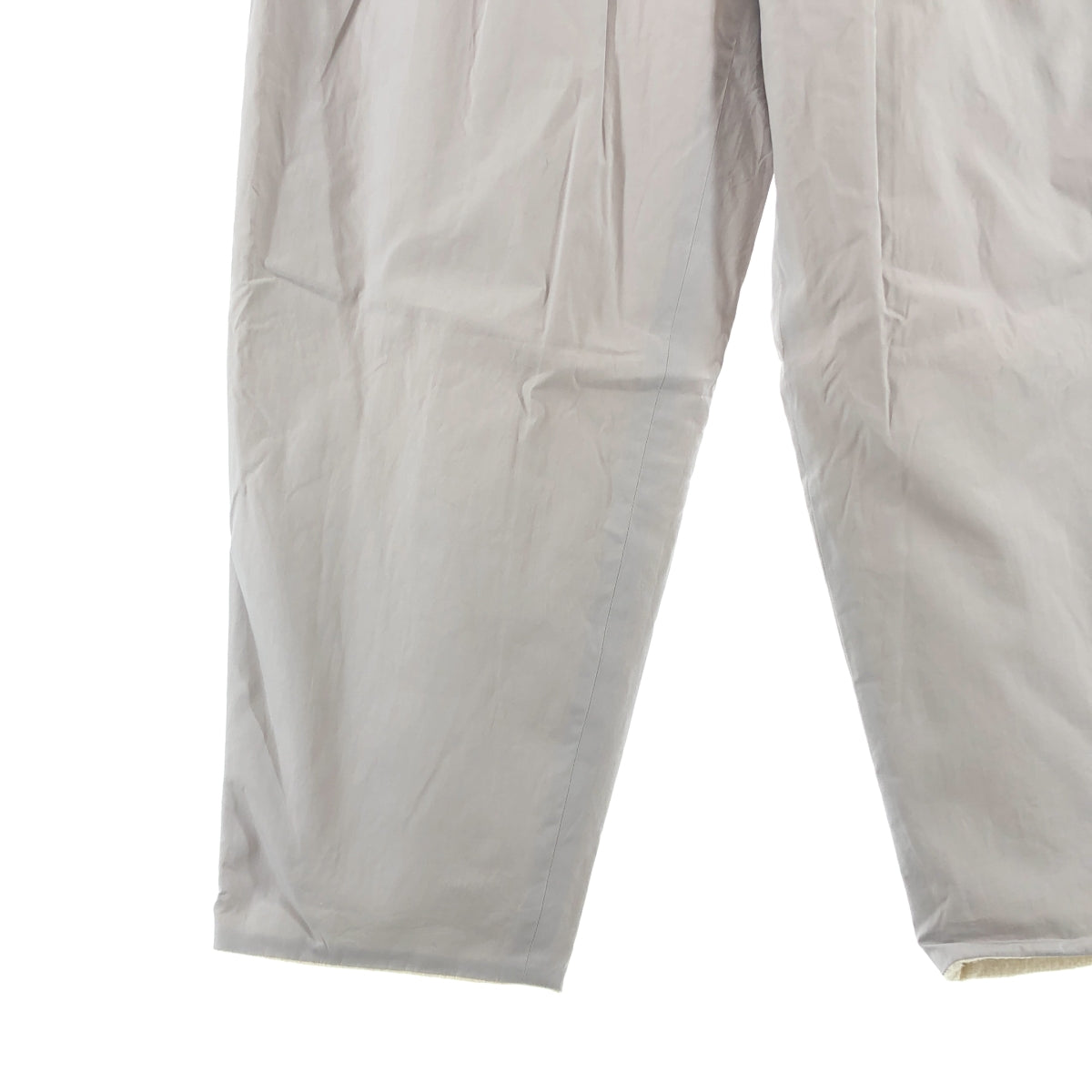 【美品】  mina perhonen / ミナペルホネン | papier リバーシブル イージーパンツ | 36 | グレー | レディース