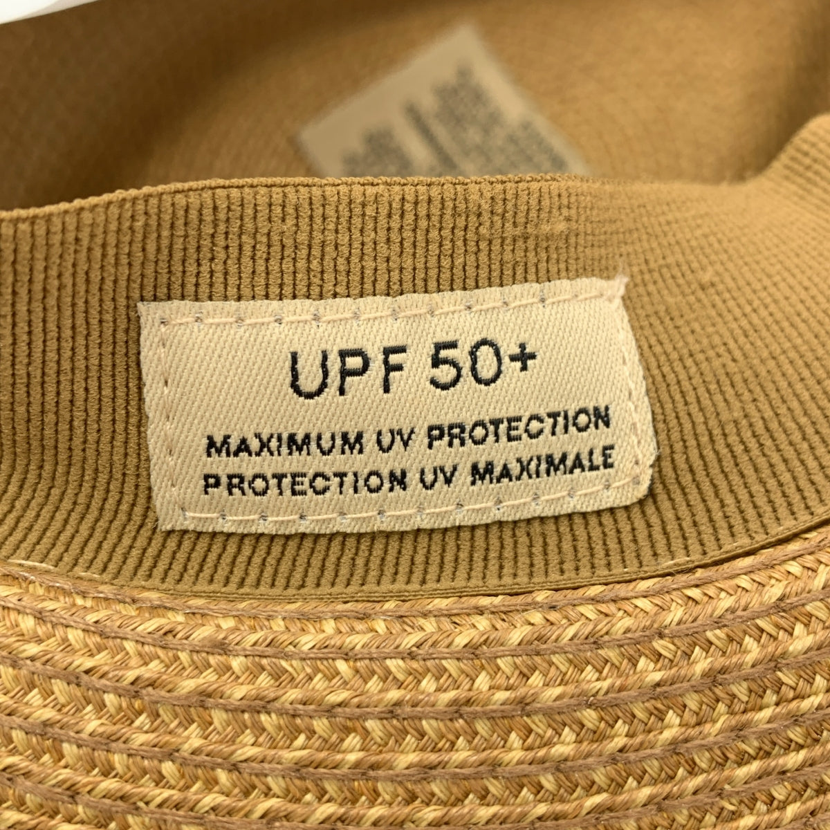 【美品】  ERIC JAVITS / エリック ジャビッツ | ワンポイント リボン ハット | ベージュ/ブラック | レディース