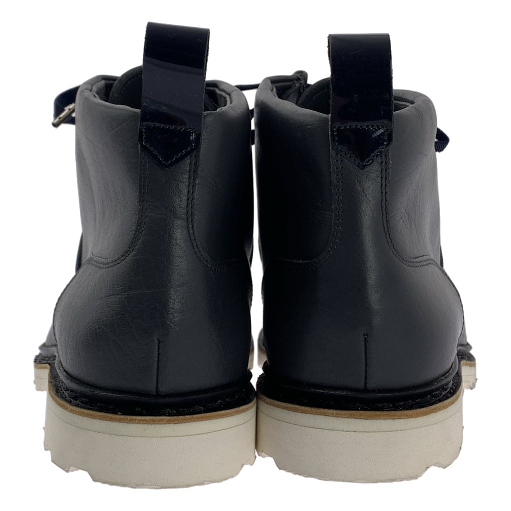 【新品】  sacai / サカイ | ×Paraboot パラブーツ / MUCY-MARCH モックトゥ レザーブーツ | 9.5 | ネイビー / ホワイト | メンズ
