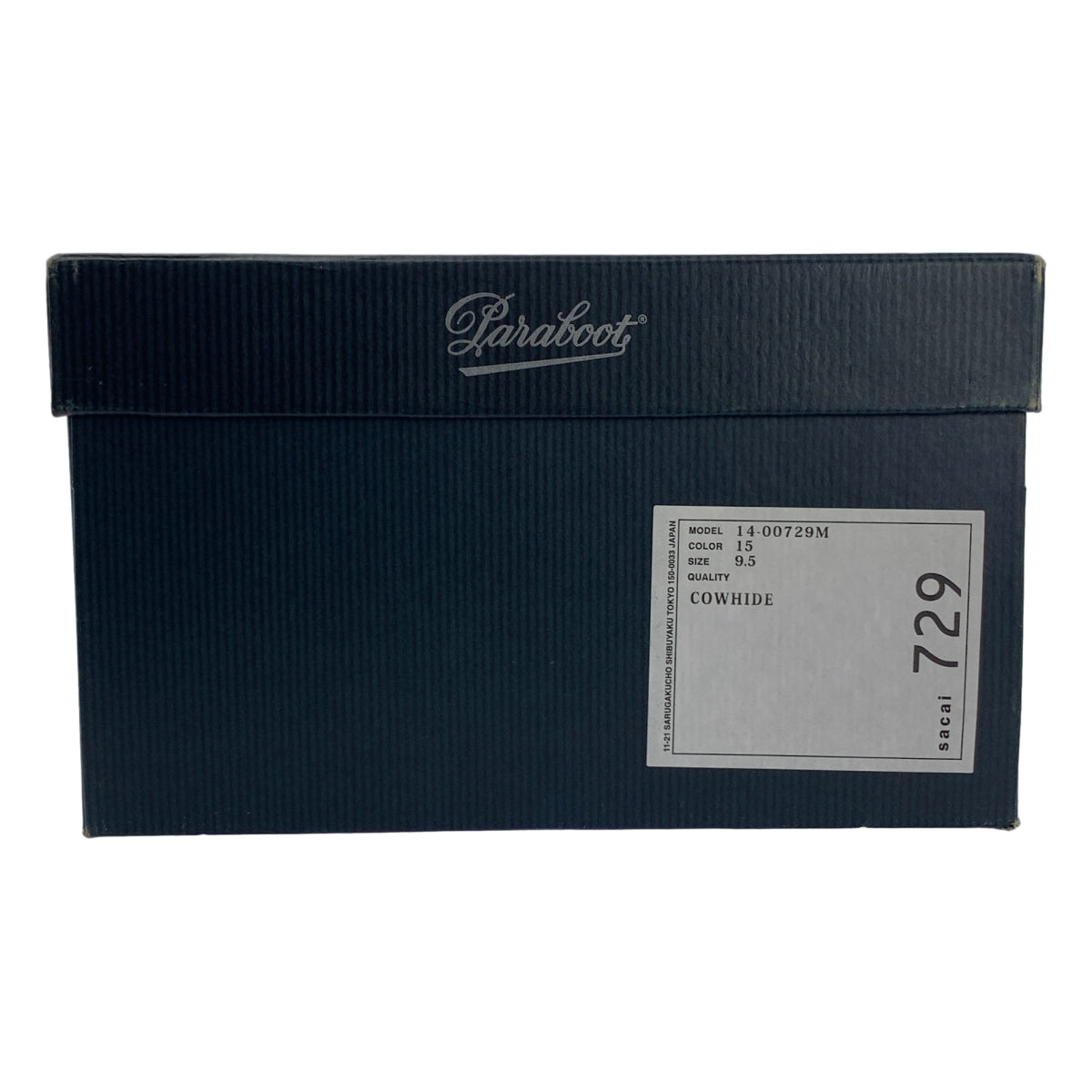 [全新] sacai | x Paraboot MUCY-MARCH 莫卡辛鞋頭皮靴 | 尺寸 9.5 | 海軍藍/白色 | 男款