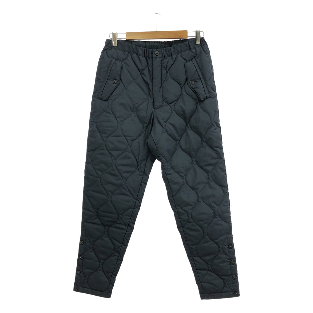 TAION / タイオン | BUTTON PARACHUTE DOWN PANTS ミリタリー ボタンスリット ダウンパンツ  ユニセックス | XS | ネイビー | レディース