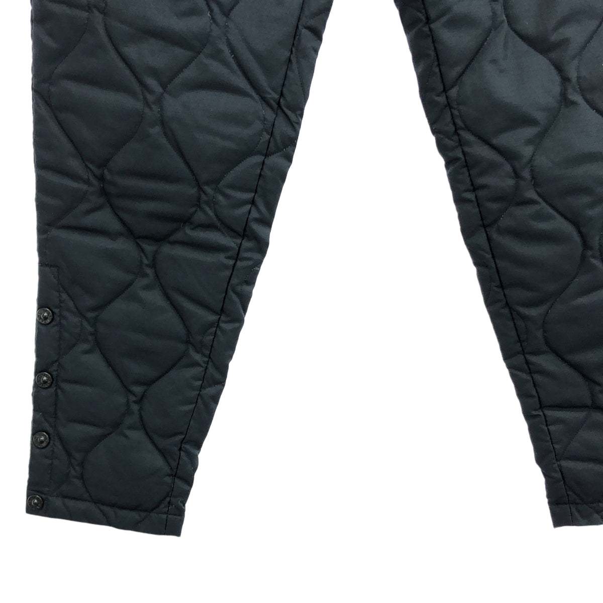TAION / タイオン | BUTTON PARACHUTE DOWN PANTS ミリタリー ボタンスリット ダウンパンツ  ユニセックス | XS | ネイビー | レディース