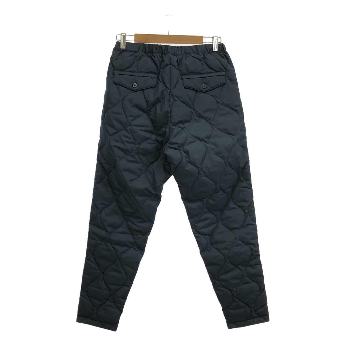 TAION / タイオン | BUTTON PARACHUTE DOWN PANTS ミリタリー ボタンスリット ダウンパンツ  ユニセックス | XS | ネイビー | レディース