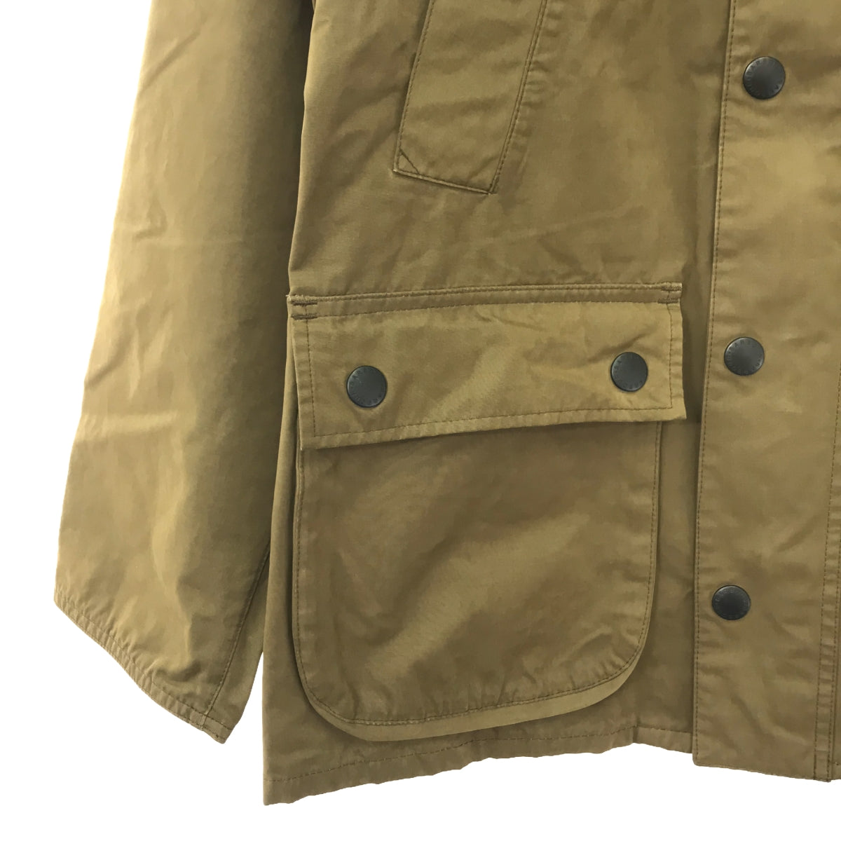 Barbour / バブアー | BEDALE SL PEACHED / ノンオイル ピーチスキン ジャケット | 34 | SAGE | – KLD