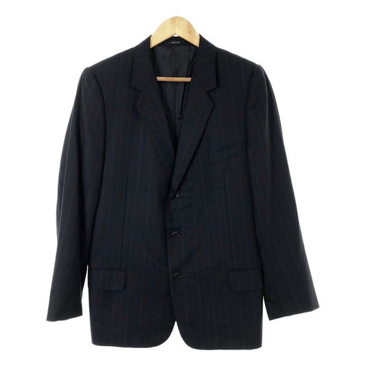 Ermenegildo Zegna | 15Milmil15 Wool Striped 3B Tailored Jacket | Navy | Men's