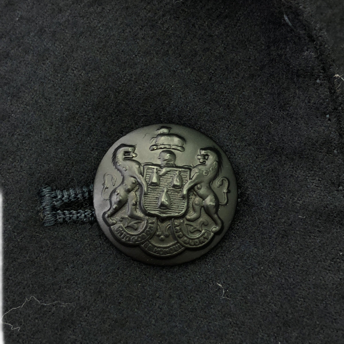 Tomorrowland MACPHEE / 투모로랜드 맥카피 | 내부 깅엄 체크 에 재킷 블렘 버튼 울 블레이저 | 38 | 블랙 | 여성