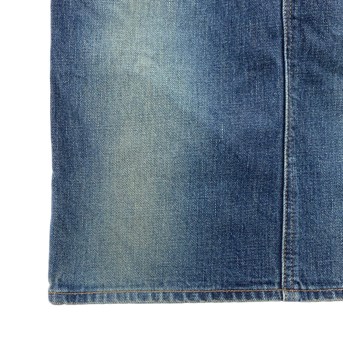 綠色 | 做舊後開衩牛仔裙 | 尺寸 1 | 女款