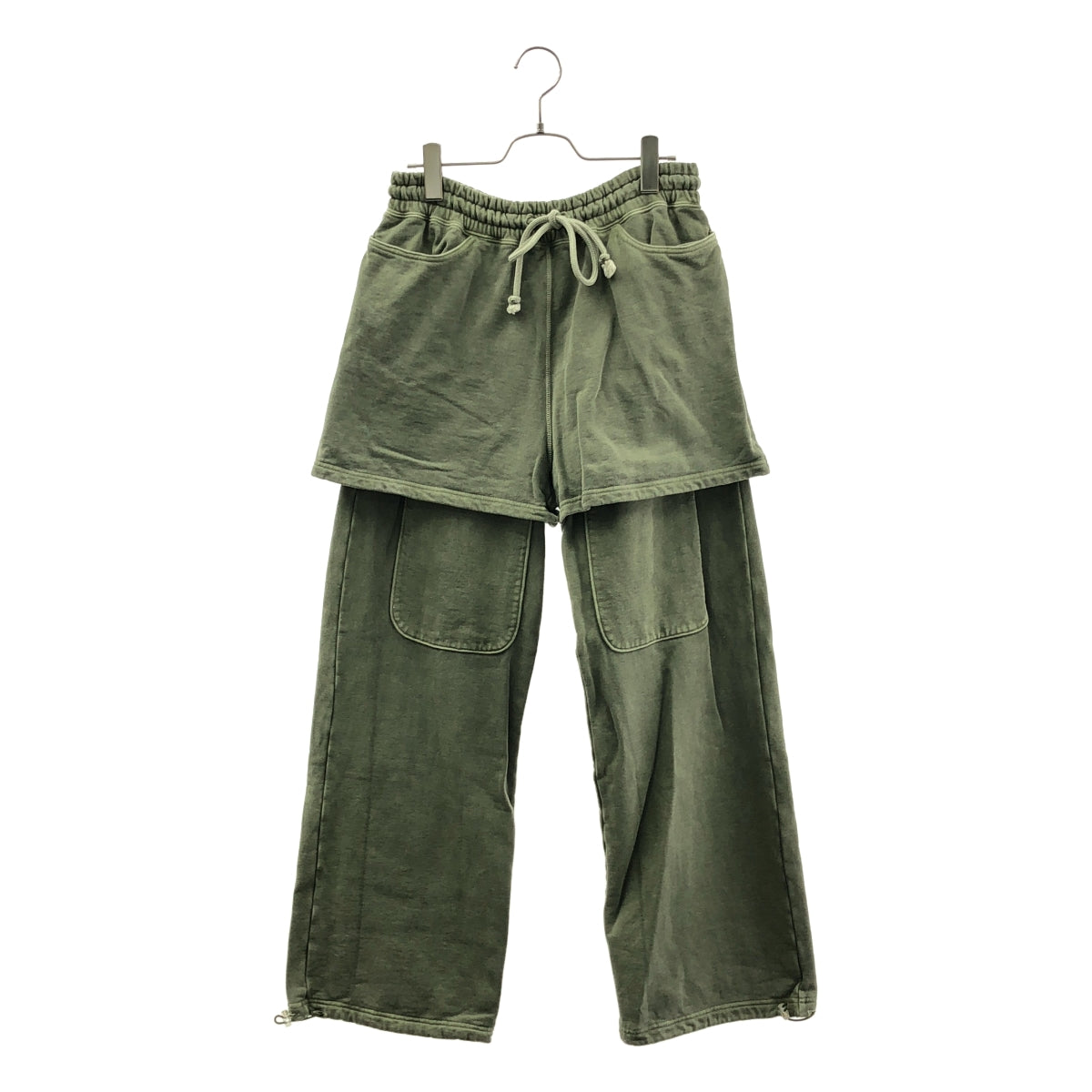 INSCRIRE / 안스쿠리아 | 2025AW | Layered sweat pants / 드로스트링 스웨트 팬츠 | M |