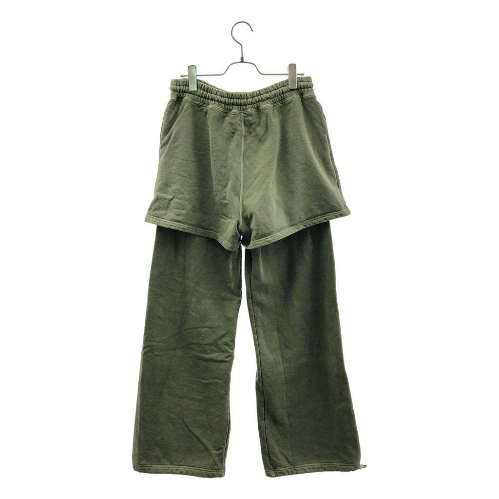 INSCRIRE / 안스쿠리아 | 2025AW | Layered sweat pants / 드로스트링 스웨트 팬츠 | M |