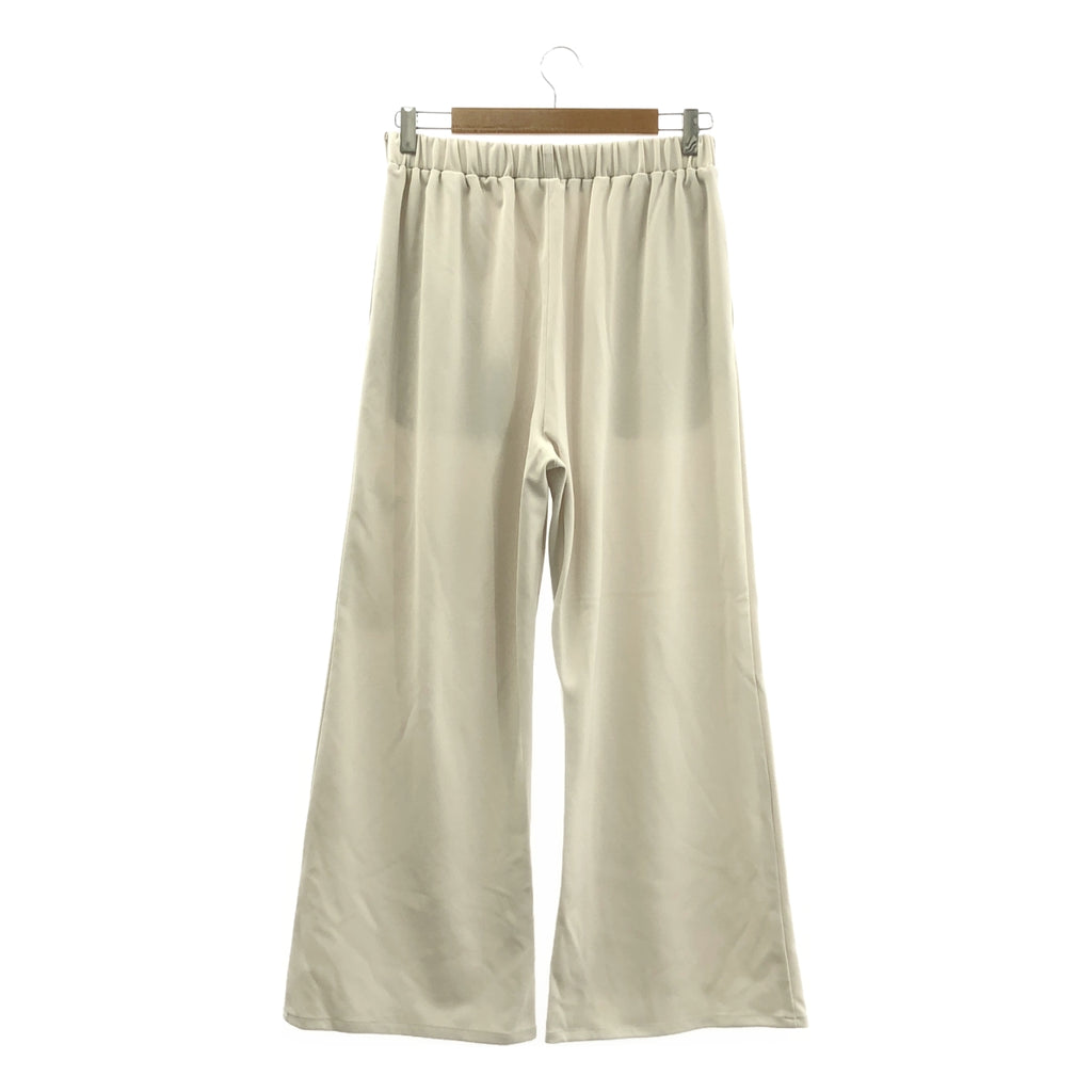 L'Appartement DEUXIEME CLASSE / アパルトモンドゥーズィエムクラス | 2025SS | WIDE PANTS / トリアセテート バックウエストゴム イージー パンツ | 38 | レディース