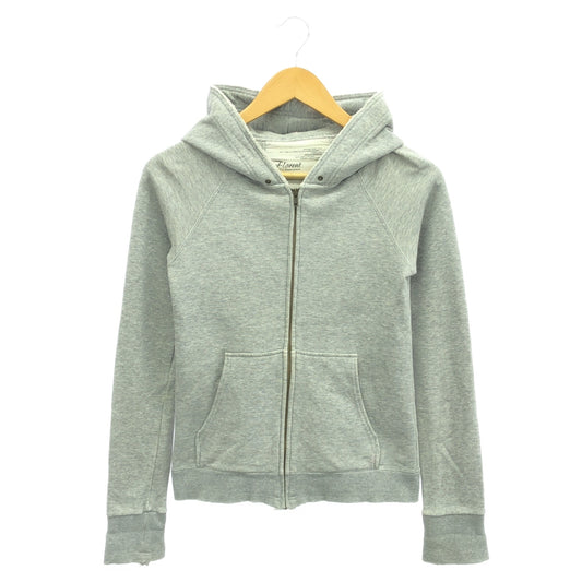 FLORENT | Cotton zip-up hoodie | Grey | Women's