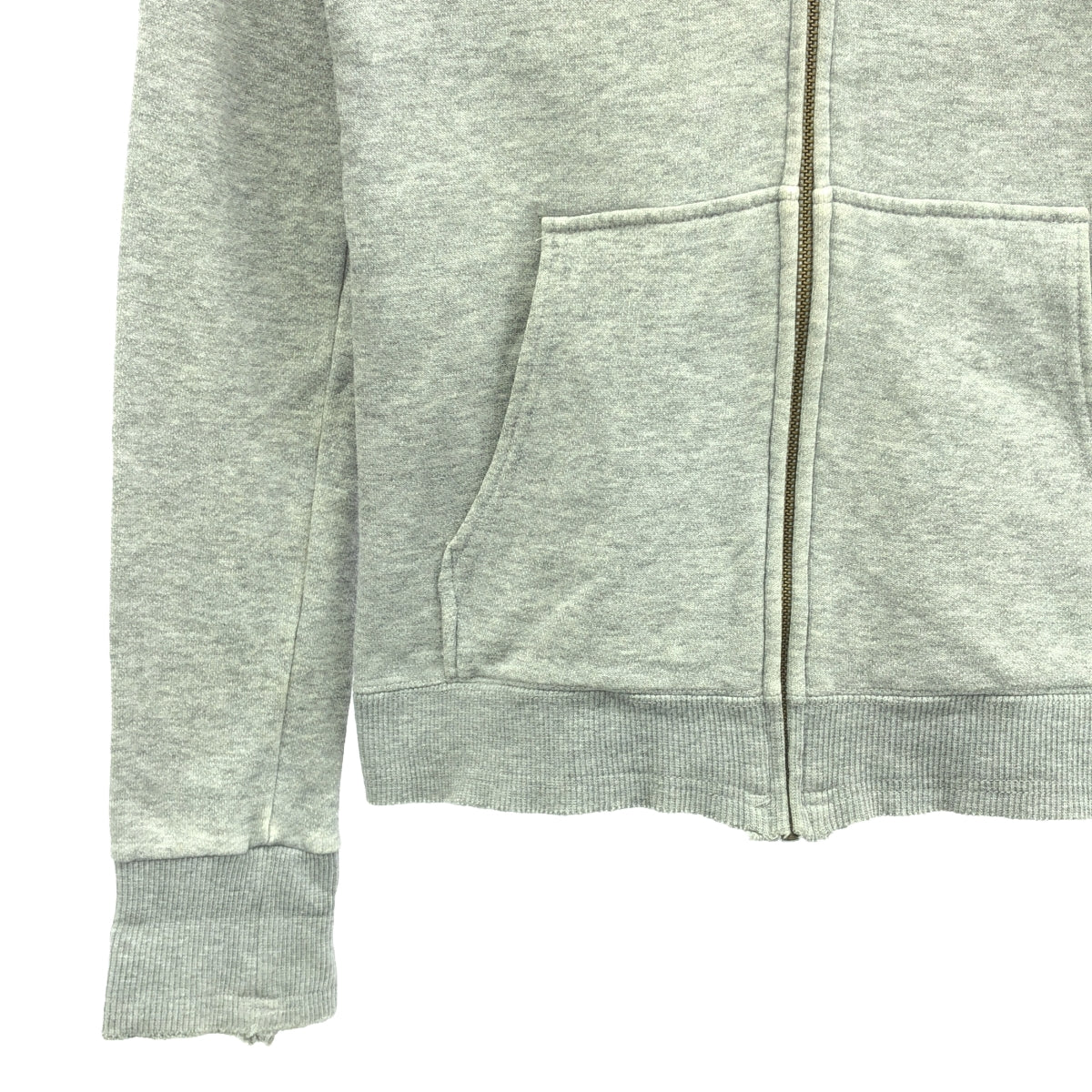 FLORENT | Cotton zip-up hoodie | Grey | Women's