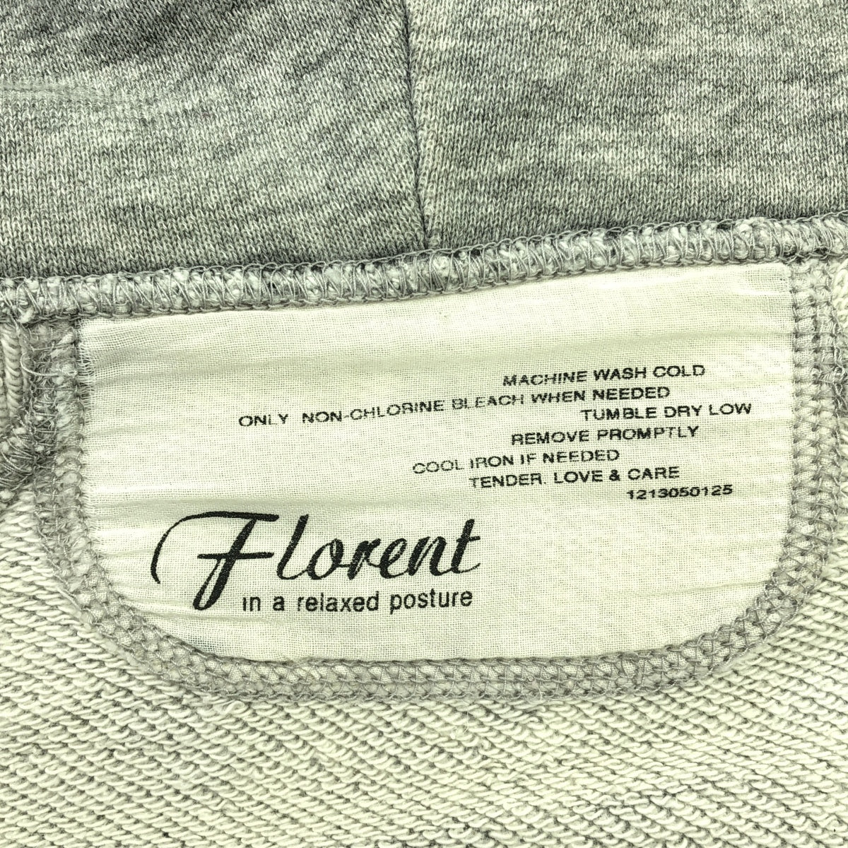 FLORENT | Cotton zip-up hoodie | Grey | Women's