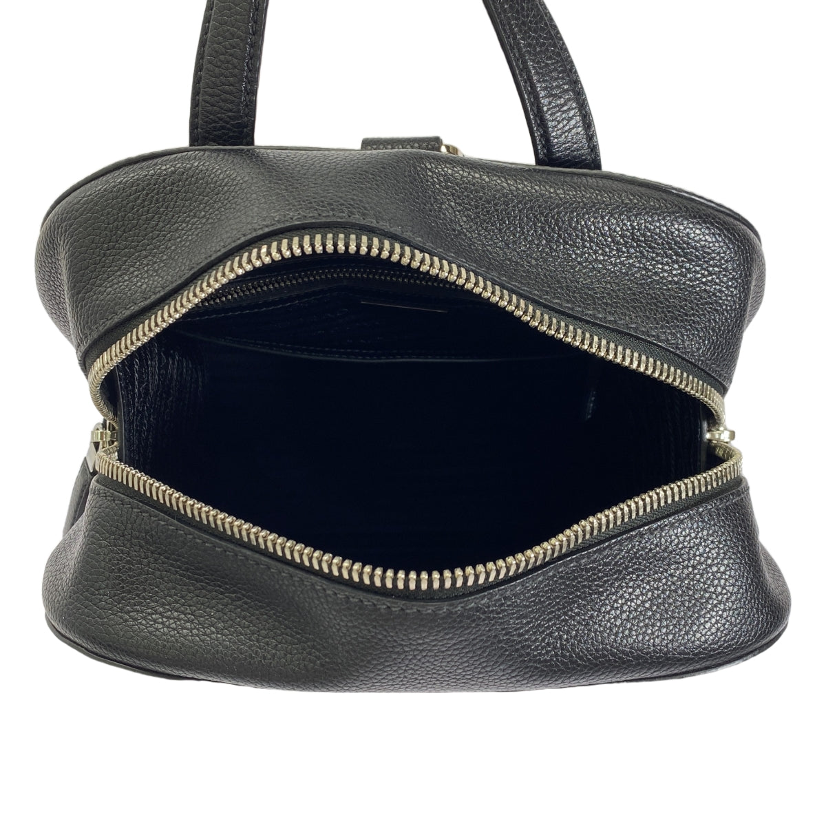 【美品】  PRADA / プラダ | 2VZ040 オールレザー バックパック | ブラック | メンズ