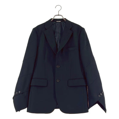 COMME des GARCONS HOMME DEUX / コムデギャルソンオムドゥ | 2024AW | ウール 捻れ 変形 テーラードジャケット | M | メンズ