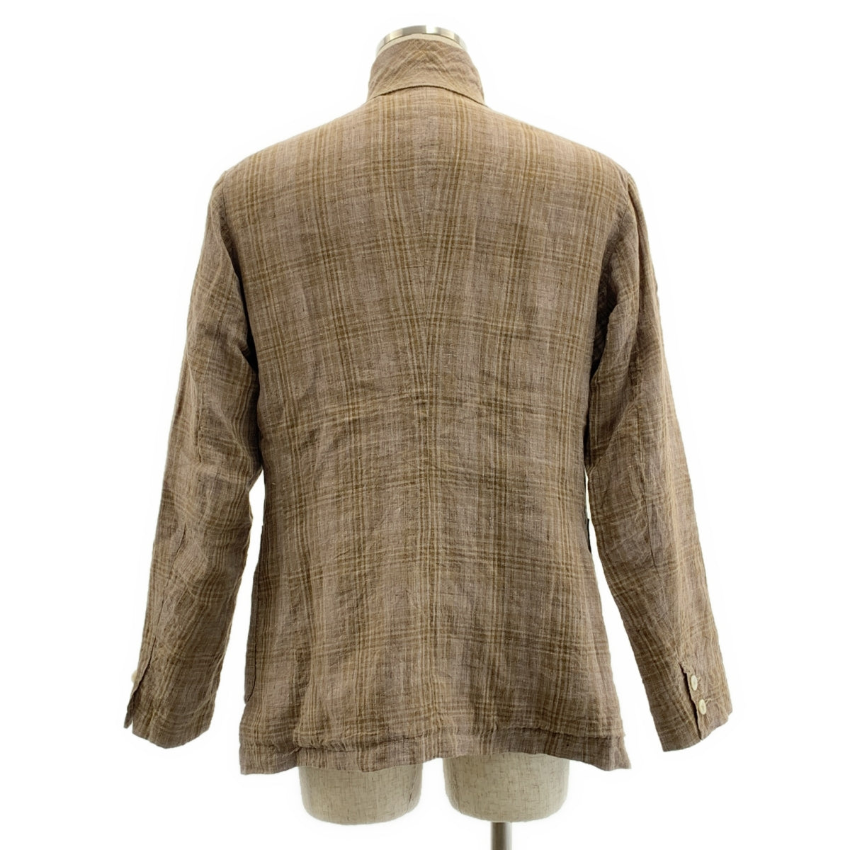 kaval / 카발 | linen tweed jacket / 린넨 트위드 오버 재킷 / 헤링본 총 안감 | M | 남성