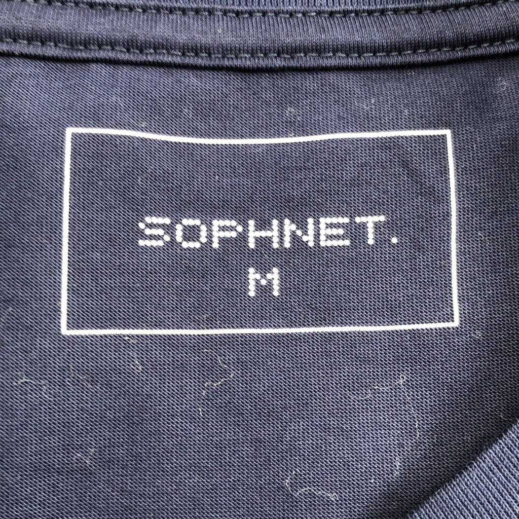【미품】 SOPHNET. / 소프넷 | 2024SS | ESSENTIAL S / S TEE 에센셜 T 셔츠 | M | 네이비 | 남성