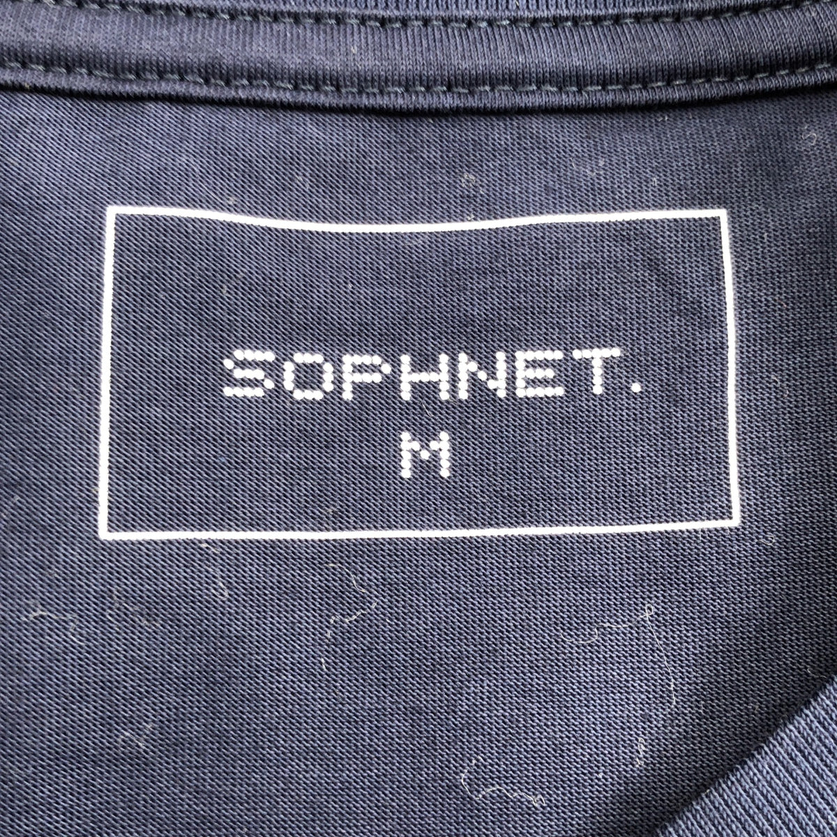 【美品】  SOPHNET. / ソフネット | 2024SS | ESSENTIAL S/S TEE エッセンシャル Tシャツ | M | ネイビー | メンズ