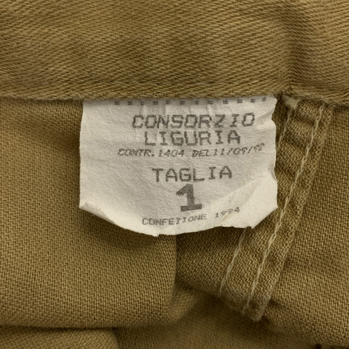 ITALIAN ARMY / 이탈리아군 | 1990s 빈티지 CONSORZIO LIGURIA 구르카 반바지 반바지 | 1 | 남성