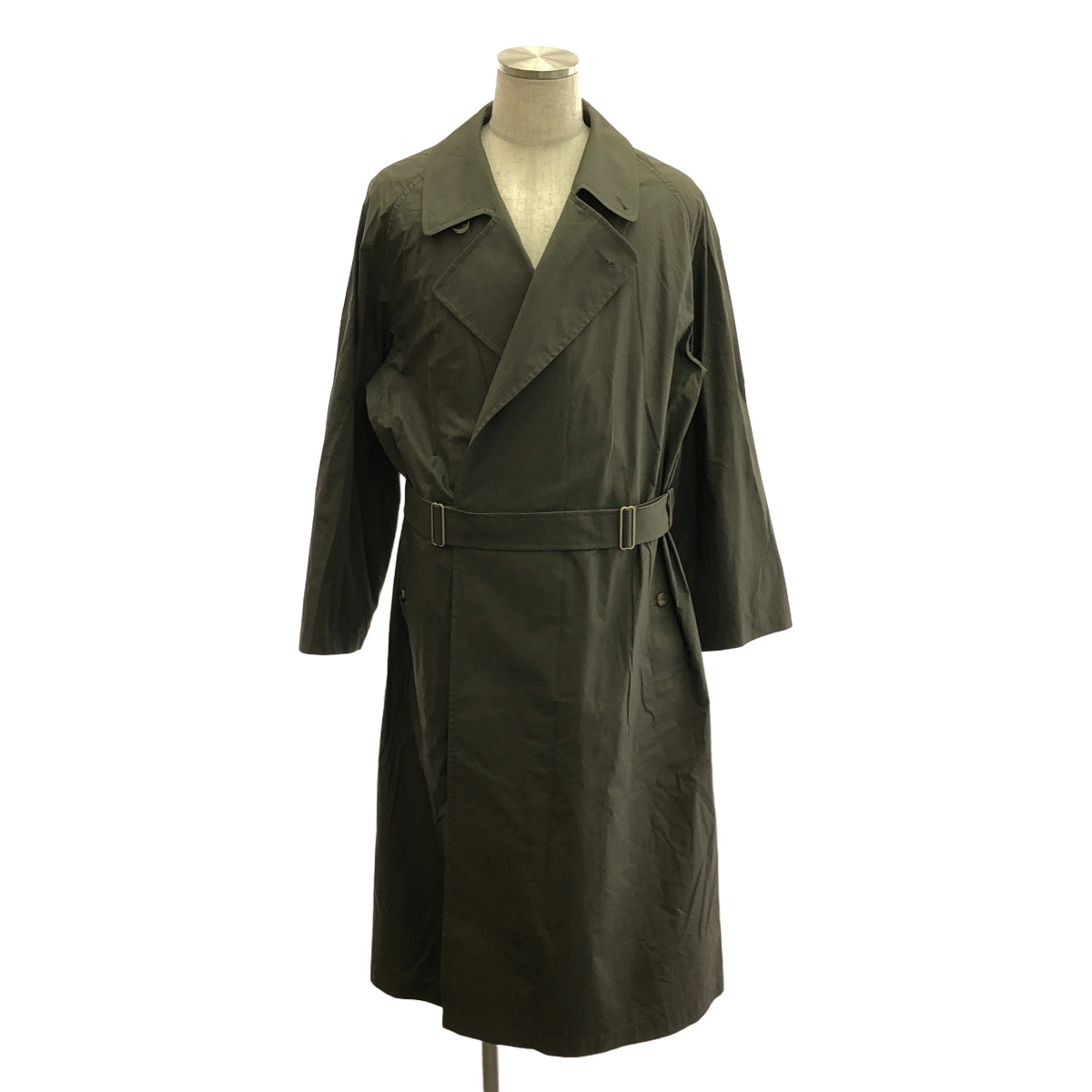 [狀況良好] CIOTA / Shiota |蘇比馬棉打字機領帶鎖外套 |尺寸 5 |橄欖 |男士