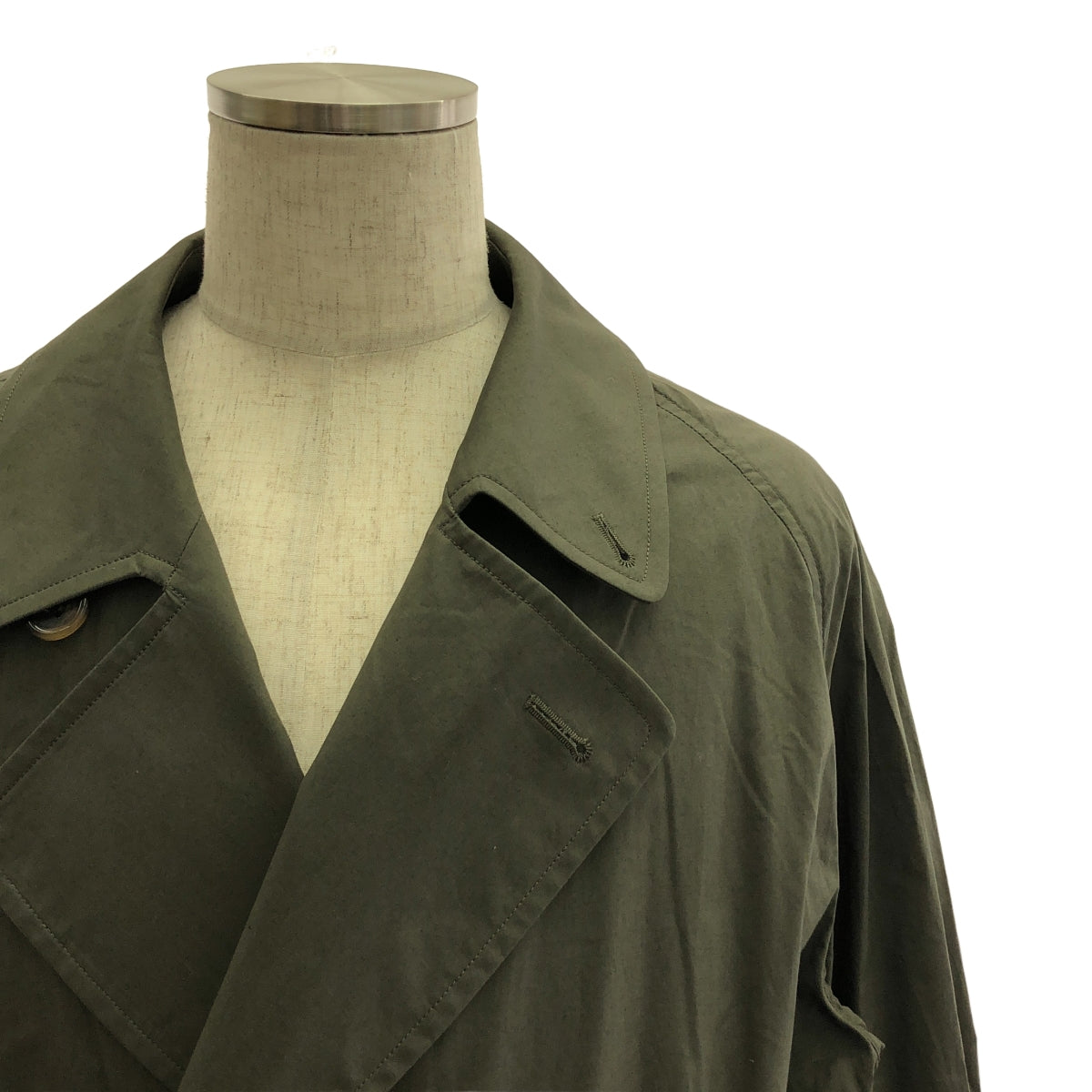 [狀況良好] CIOTA / Shiota |蘇比馬棉打字機領帶鎖外套 |尺寸 5 |橄欖 |男士