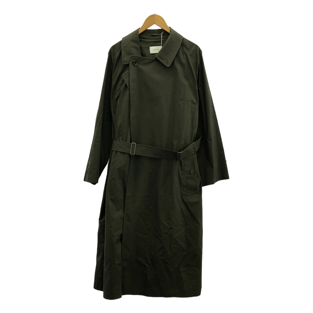 【美品】  CIOTA / シオタ | スビンコットン タイプライター タイロッケンコート | 5 | オリーブ系 | メンズ