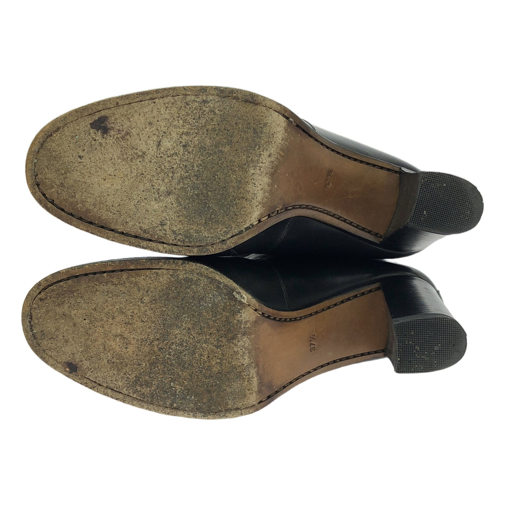 F.LLI. Giacometti / 프라텔리 자코메티 | HORE RIDING BOOTS 가죽 롱 부츠 | 37 1/2 | 블랙 |