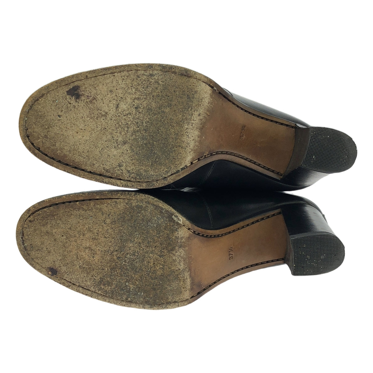 F.LLI. Giacometti / 프라텔리 자코메티 | HORE RIDING BOOTS 가죽 롱 부츠 | 37 1/2 | 블랙 |