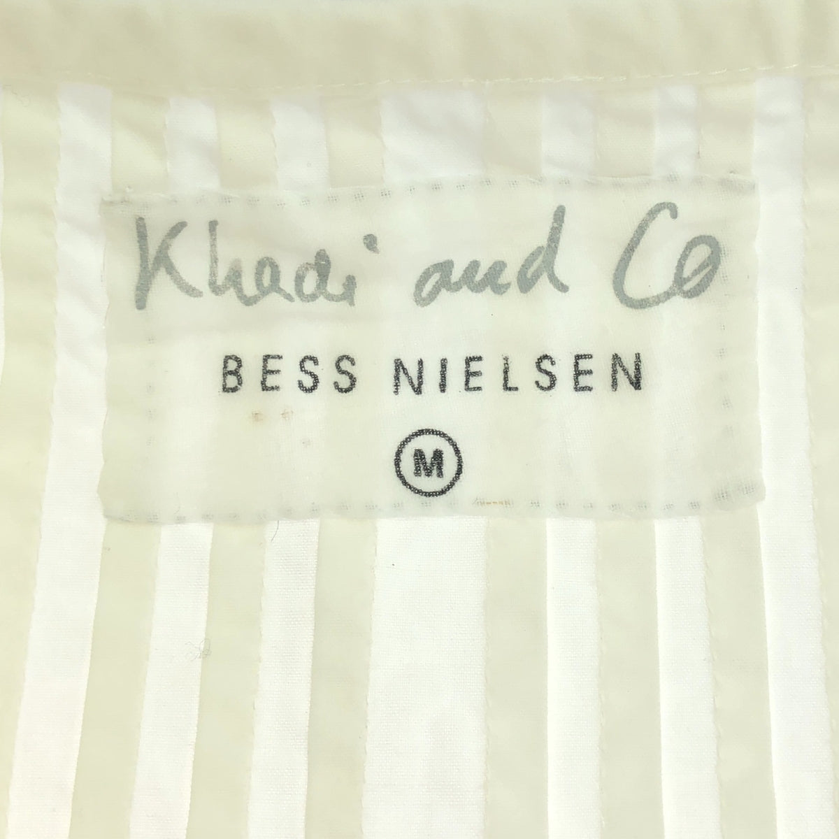 Khadi and Co / カディー&コー | BESS NIELSEN コットン シャツワンピース | M | レディース