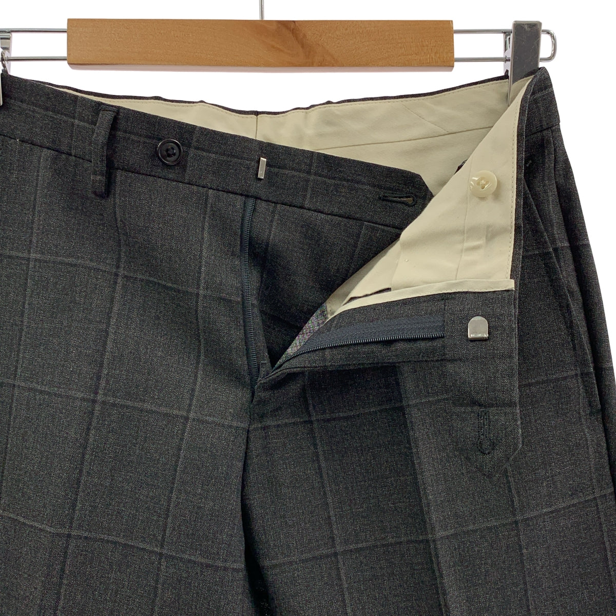 UNITED ARROWS 綠色標籤休閒系列 | 全襯裡 2B 修身西裝外套與褲子套裝 | 尺寸 42/72 | 男士