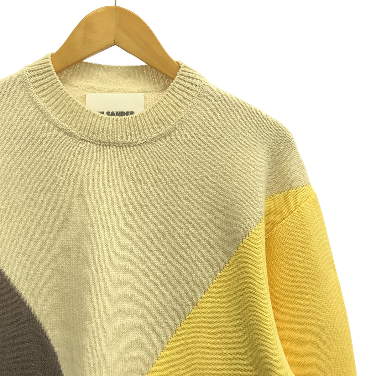 JIL SANDER | Cotton multicolor crew neck knit | 46 | Men's